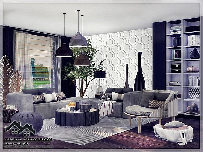 Valeri Sims 4 Living Room