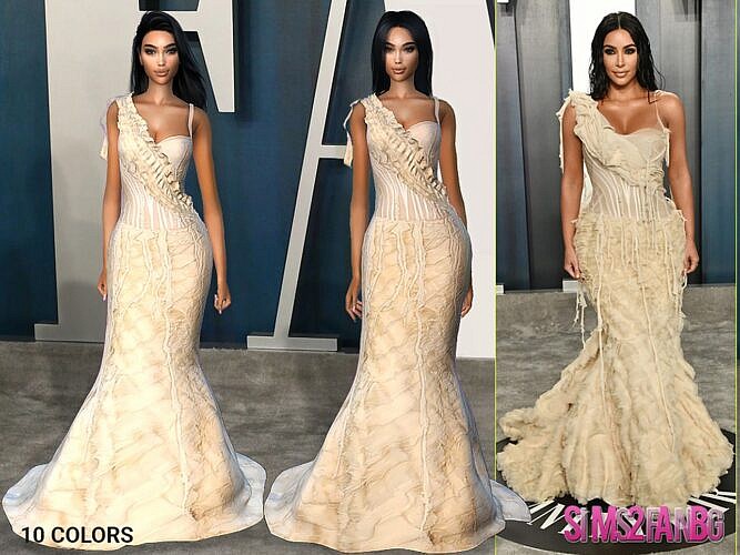 Vanity Fair Sims 4 Dress