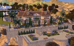 Villa Sims 4 Glamorous