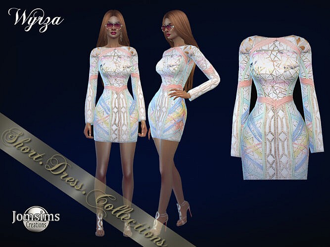 Wyrza Sims 4 Formal Dress