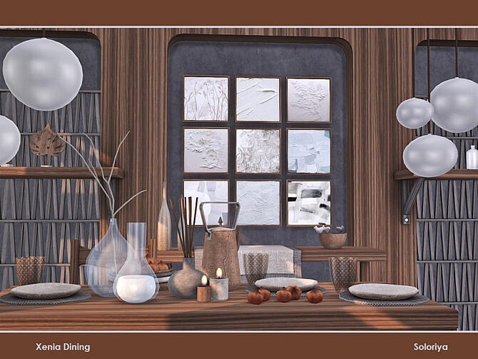 Sims 4 Xenia Dining by soloriya at TSR