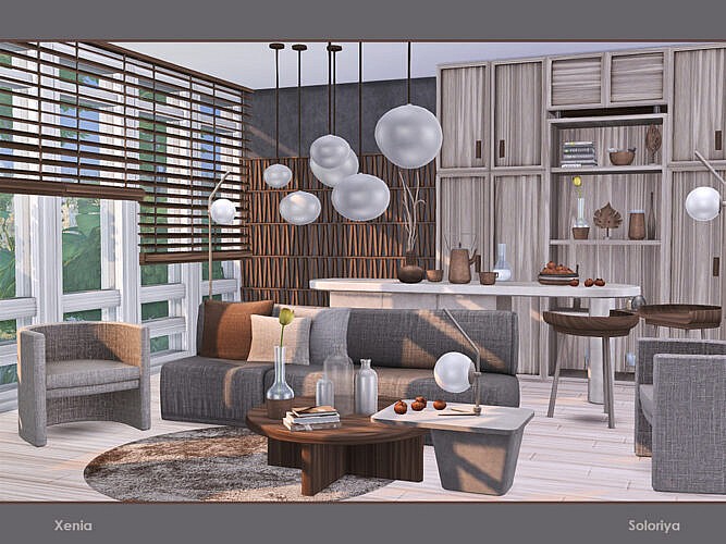 Xenia Living Room Set by soloriya at TSR » Sims 4 Updates