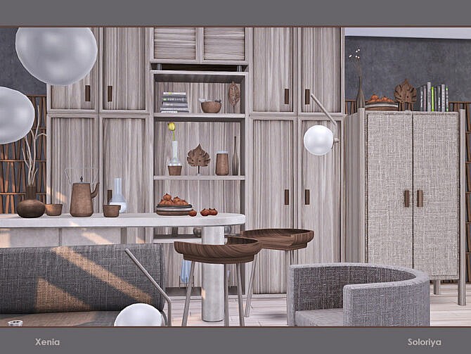Sims 4 Xenia Living Room Set by soloriya at TSR