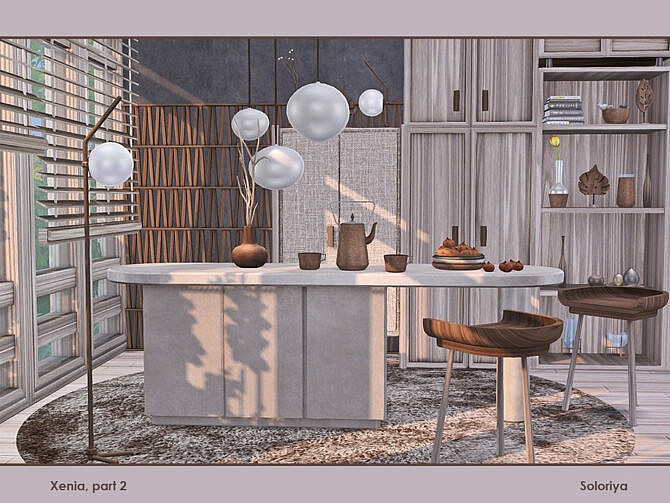Sims 4 Xenia living room part 2 by soloriya at TSR
