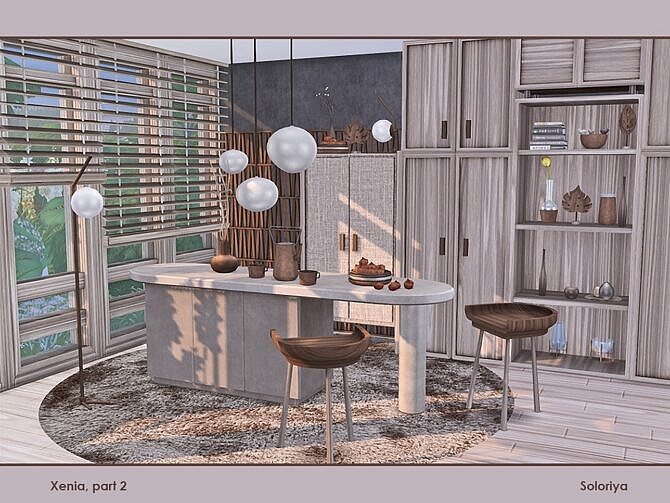 Sims 4 Xenia living room part 2 by soloriya at TSR