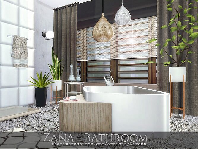 Zana Sims 4 Bathroom
