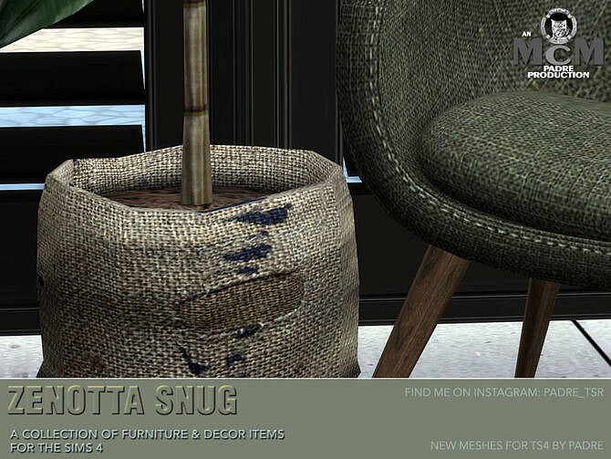 Sims 4 Zenotta Snug Furniture & Decor Set by Padre at TSR