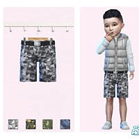 Toddler Animal Camo Shorts By Pinkfizzzzz