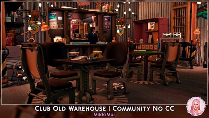 Sims 4 Club Old Warehouse at MikkiMur