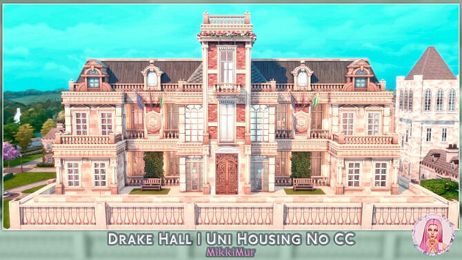 Sims 4 Drake Hall at MikkiMur