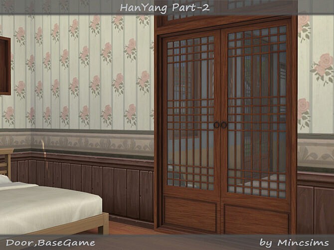 Sims 4 HanYang traditional Korean windows and doors Part 02 at TSR