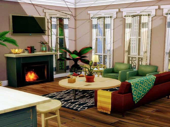 Sims 4 Tropics Bungalow by LJaneP6 at TSR