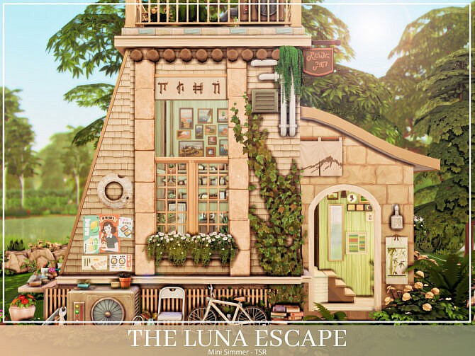 Sims 4 The Luna Escape Home by Mini Simmer at TSR