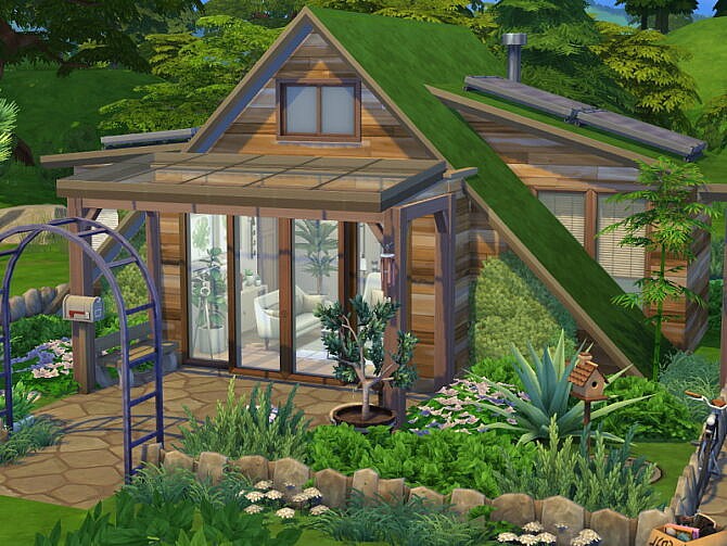 Sims 4 Tiny Eco House by Flubs79 at TSR