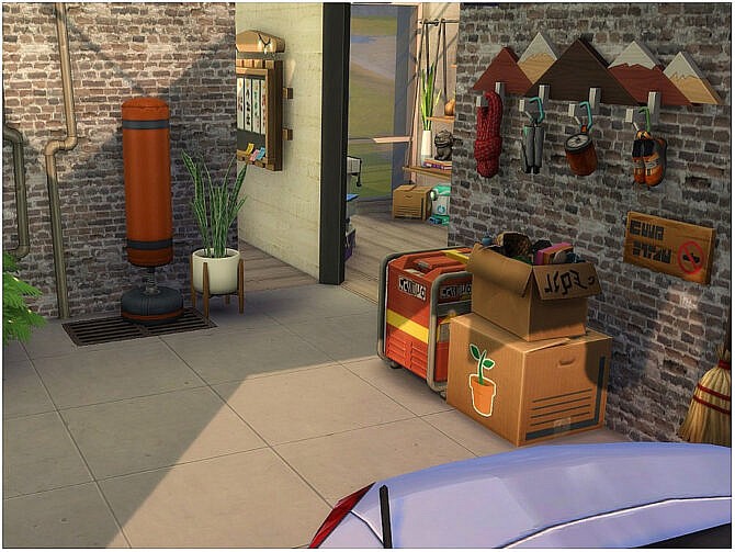 Sims 4 Workshop Garage by lotsbymanal at TSR