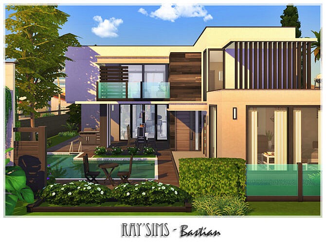 Sims 4 Bastian house by Ray Sims at TSR