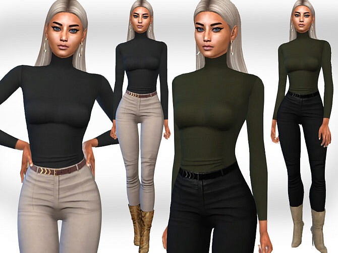Sims 4 Female FullBody Casual Outfits by Saliwa at TSR