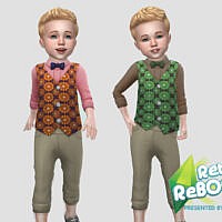 Toddler Retro 70’s Waistcoat Set By Infiniteplumbobs