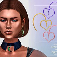 Leafheart Earrings By Dailystorm