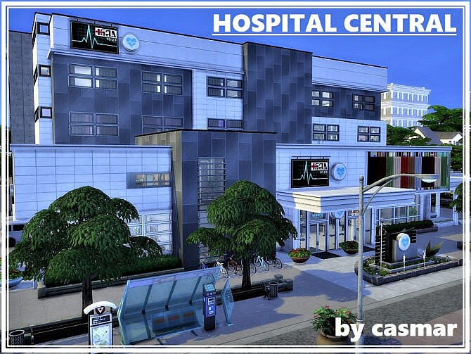 Sims 4 Hospital Central by casmar at TSR