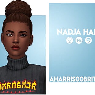 Hair 139B (Raonjena) at May Sims » Sims 4 Updates