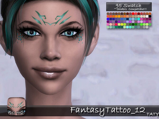Sims 4 Fantasy Tattoo 12 by tatygagg at TSR