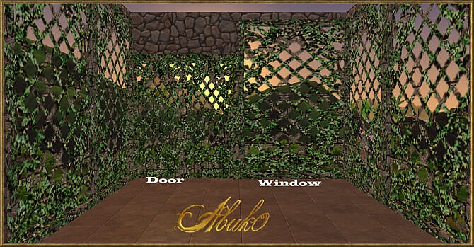 Sims 4 Daji 4 new green jungle room sets at Abuk0 Sims4