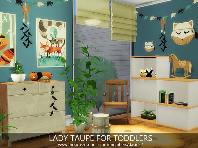 Sims 4 LADY TAUPE FOR TODDLERS by dasie2 at TSR