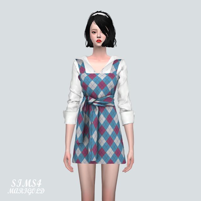 Mini Dress V3 at Marigold » Sims 4 Updates