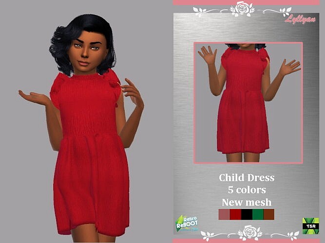 Retro Child Dress Allana By Lyllyan