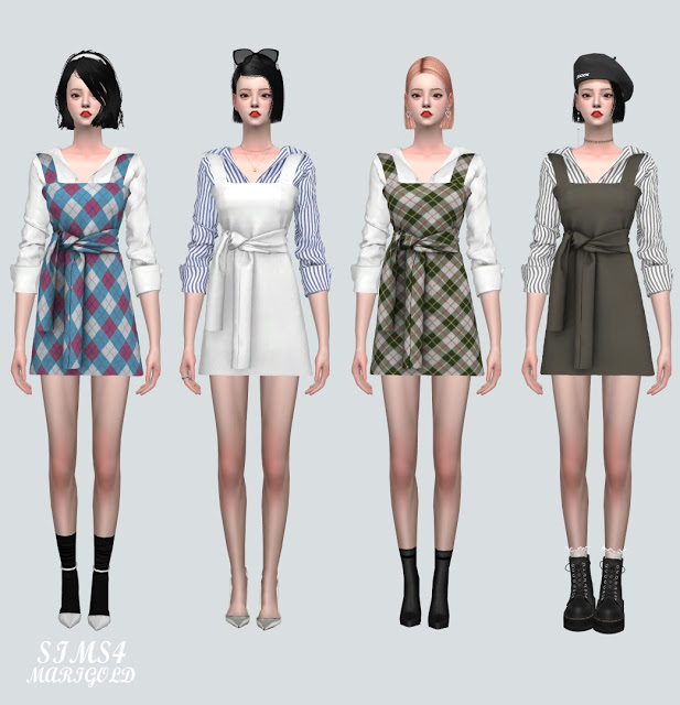 Sims 4 Mini Dress V3 at Marigold