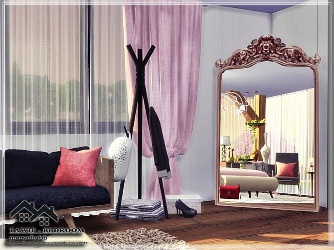 Sims 4 TAWIP BEDROOM by marychabb at TSR