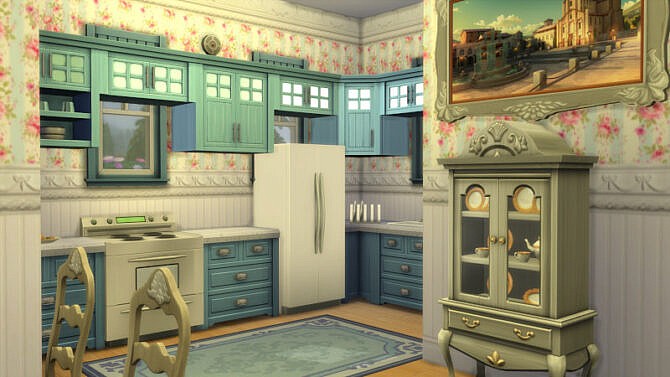 Sims 4 Springtime Victorian House by Christine at CC4Sims