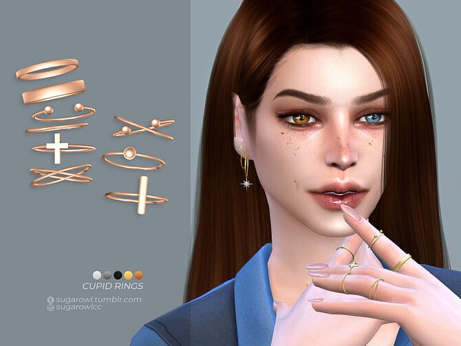 Sims 4 Cupid rings by sugar owl at TSR
