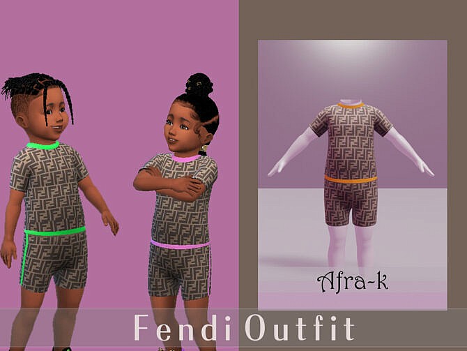 Sims 4 Toddlers outfit by akaysims at TSR