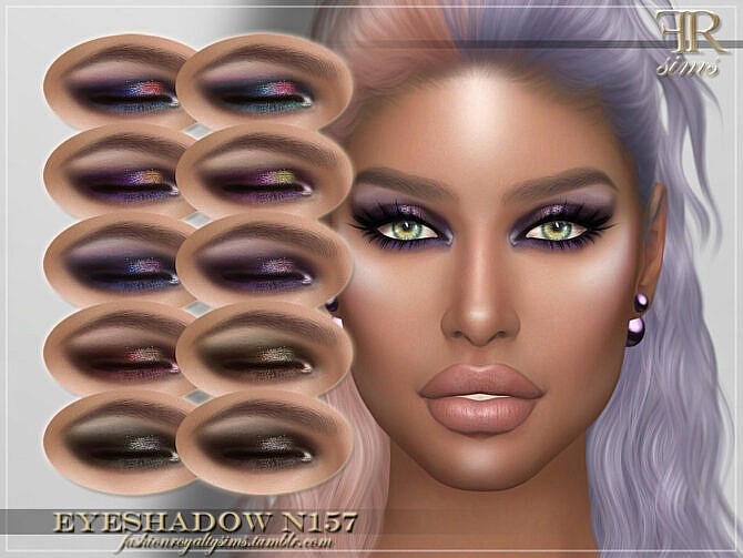 Sims 4 FRS Eyeshadow N157 by FashionRoyaltySims at TSR