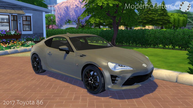 Sims 4 2017 Toyota 86 at Modern Crafter CC
