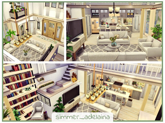 Sims 4 Gone Eco house by simmer adelaina at TSR