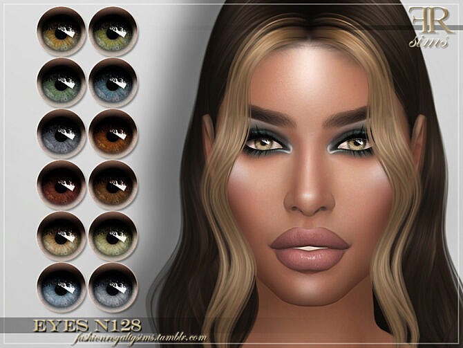 Sims 4 FRS Eyes N128 by FashionRoyaltySims at TSR