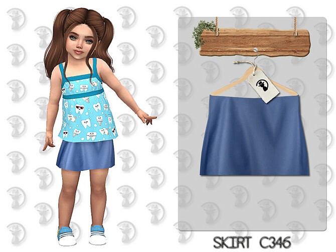 Sims 4 Skirt C346 by turksimmer at TSR