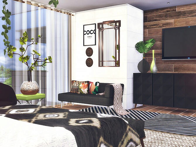Sims 4 Kaia Bedroom 2 by Rirann at TSR