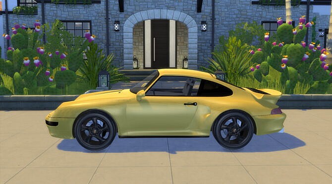 Sims 4 2018 Porsche 993 911 Turbo Project Gold at Modern Crafter CC