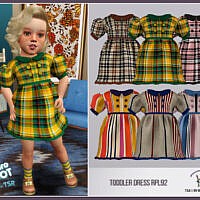 Retro Toddler Dress Rpl92 By Robertaplobo