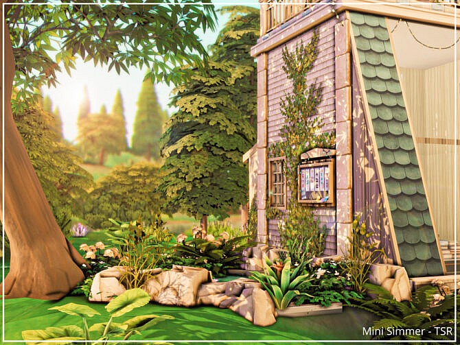 Sims 4 The Luna Escape Home by Mini Simmer at TSR