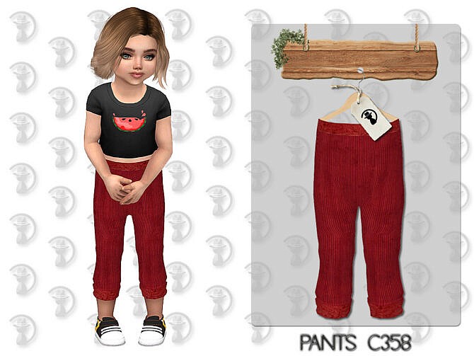 Sims 4 Pants C358 by turksimmer at TSR