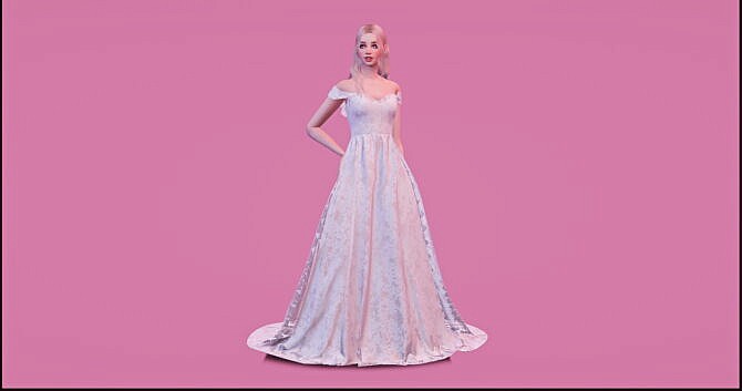 Sims 4 Julianna Wedding Dress at Daisy Pixels
