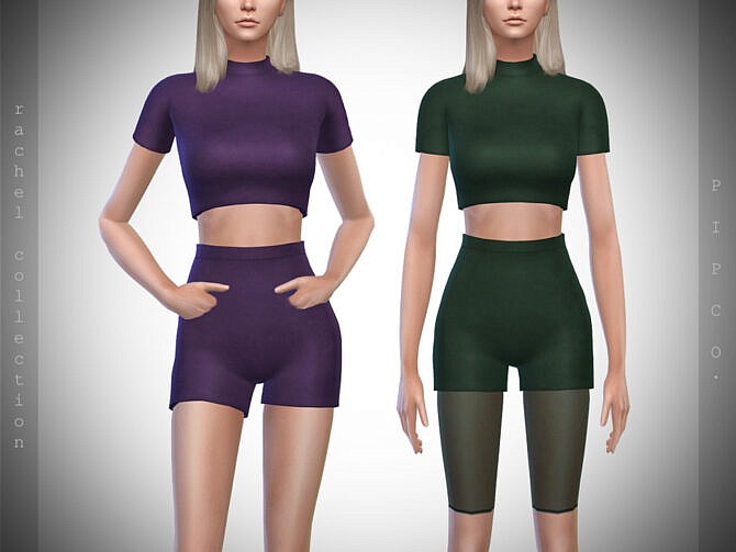 Sims 4 Rachel Top by Pipco at TSR