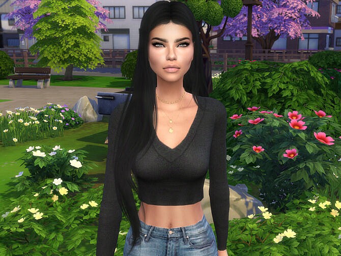 Sims 4 Adriana Lima by Jolea at TSR