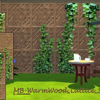 Mb Warm Wood Lattice Set By Matomibotaki