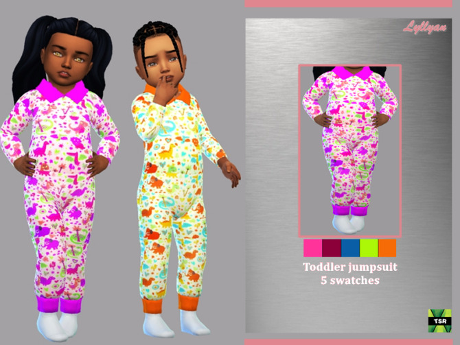 Sims 4 Toddler jumpsuit Baby cool by LYLLYAN at TSR